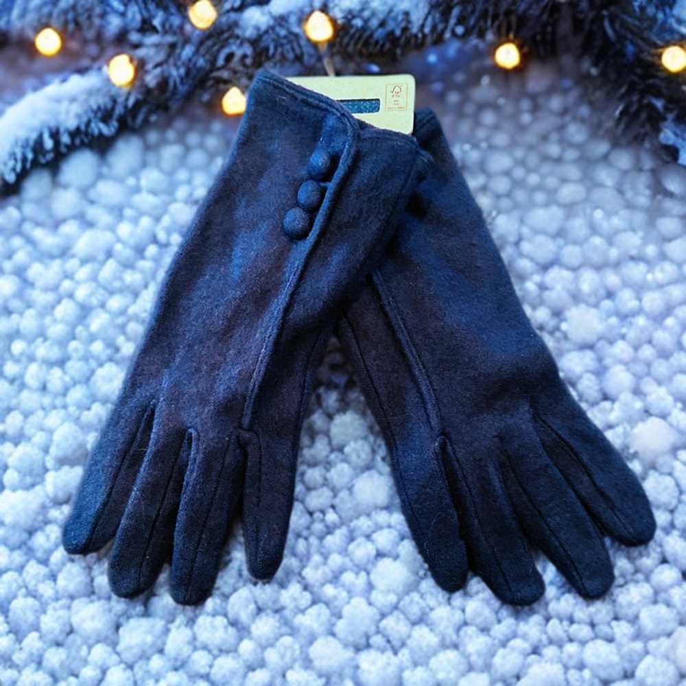 [ 2 FOR $25 ] PRETTY NAVY BLUE GLOVES